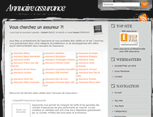 Tablet Screenshot of annuaireassurance.com